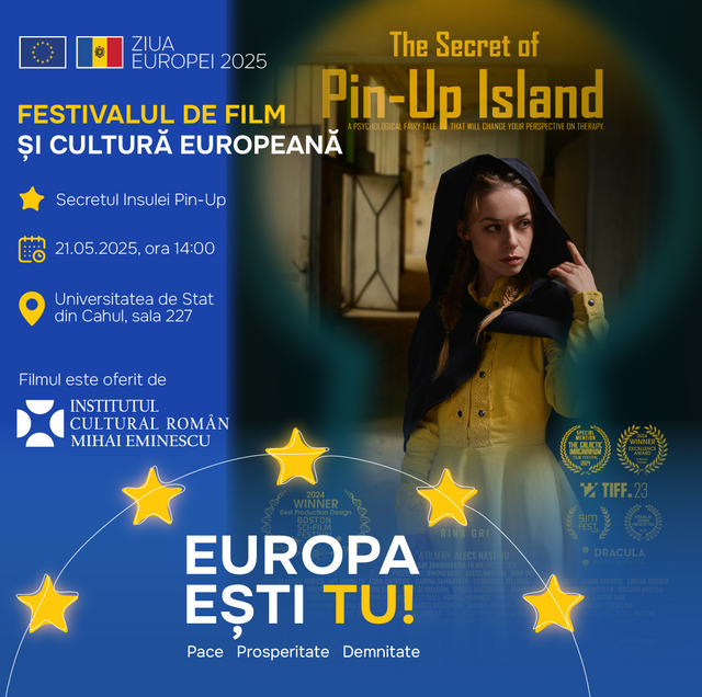 Proiecții de filme românești, organizate de ICR Chișinău în mai multe localități din Republica Moldova. Radio România Chișinău este partener media al evenimentului Proiecții de filme românești, organizate de ICR Chișinău în mai multe localități din Republica Moldova. Radio România Chișinău este partener media al evenimentului