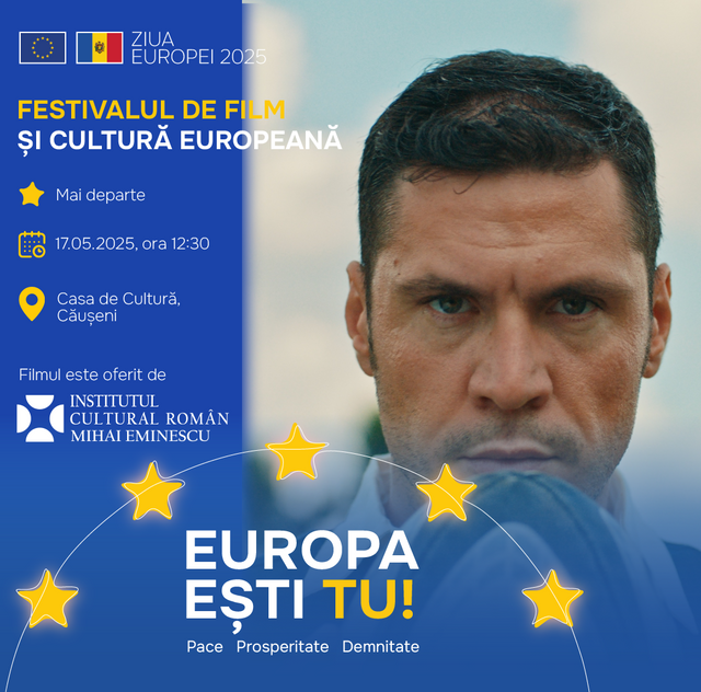 Proiecții de filme românești, organizate de ICR Chișinău în mai multe localități din Republica Moldova. Radio România Chișinău este partener media al evenimentului Proiecții de filme românești, organizate de ICR Chișinău în mai multe localități din Republica Moldova. Radio România Chișinău este partener media al evenimentului