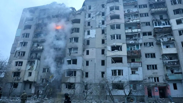 Rușii au atacat cu rachete capitala Kiev și alte orașe din Ucraina Rușii au atacat cu rachete capitala Kiev și alte orașe din Ucraina