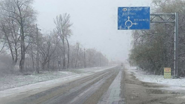ASD: În nordul Republicii Moldova se circulă în condiții de iarnă ASD: În nordul Republicii Moldova se circulă în condiții de iarnă