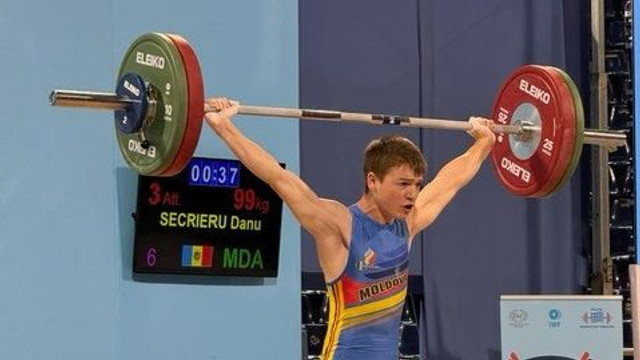 Halterofilul Dan Secrieru cucerește argintul la Campionatul European desfășurat la Chișinău Halterofilul Dan Secrieru cucerește argintul la Campionatul European desfășurat la Chișinău