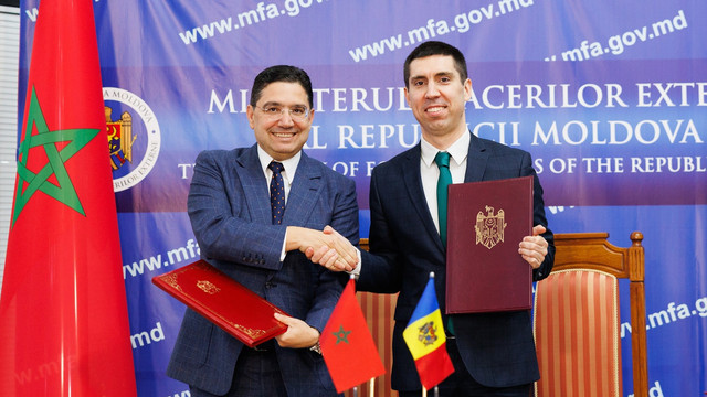 Mihai Popșoi a avut o întrevedere cu omologul său din Maroc, în contextul primei vizite oficiale în R. Moldova. Cei doi miniștri de externe au semnat mai multe documente bilaterale și memorandumuri de înțelegere (FOTO) Mihai Popșoi a avut o întrevedere cu omologul său din Maroc, în contextul primei vizite oficiale în R. Moldova. Cei doi miniștri de externe au semnat mai multe documente bilaterale și memorandumuri de înțelegere (FOTO)