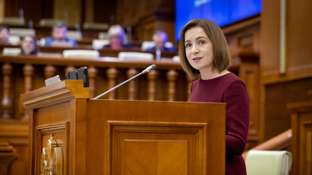 Președinta Maia Sandu va susține un discurs în plenul Parlamentului Președinta Maia Sandu va susține un discurs în plenul Parlamentului
