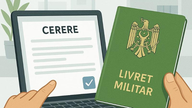 Cererea de solicitare a livretului militar va putea fi depusă online