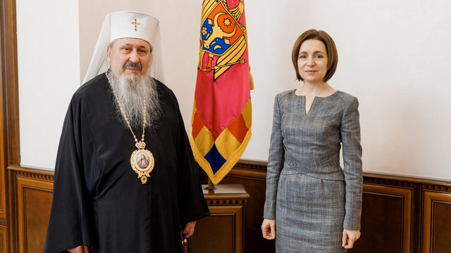În ajun de Învierea Domnului, Maia Sandu s-a întâlnit cu Mitropolitul Basarabiei, ÎPS Părinte Petru În ajun de Învierea Domnului, Maia Sandu s-a întâlnit cu Mitropolitul Basarabiei, ÎPS Părinte Petru