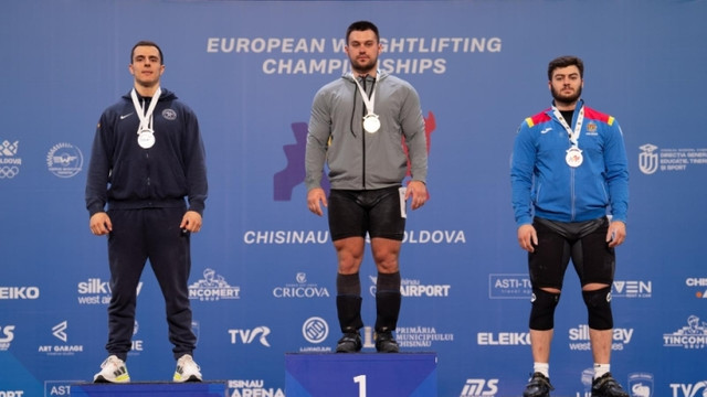 Halterofilul Tudor Bratu a cucerit trei medalii de bronz la Campionatul European, desfășurat la Chișinău Halterofilul Tudor Bratu a cucerit trei medalii de bronz la Campionatul European, desfășurat la Chișinău
