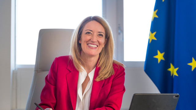 România | Președinta Parlamentului European, Roberta Metsola, laureată cu premiul pe care și Maia Sandu l-a primit anul trecut România | Președinta Parlamentului European, Roberta Metsola, laureată cu premiul pe care și Maia Sandu l-a primit anul trecut
