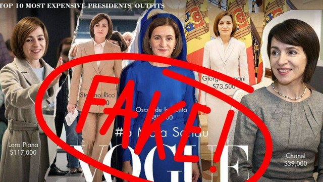 „Fake cât casa”. Președinția dezminte imaginile despre garderoba de lux a Maiei Sandu „Fake cât casa”. Președinția dezminte imaginile despre garderoba de lux a Maiei Sandu