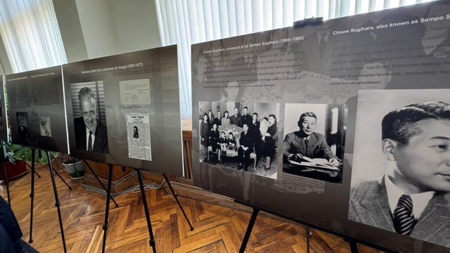 Expoziție dedicată celor doi ambasadoril care au salvat mii de evrei de Holocaust Expoziție dedicată celor doi ambasadoril care au salvat mii de evrei de Holocaust