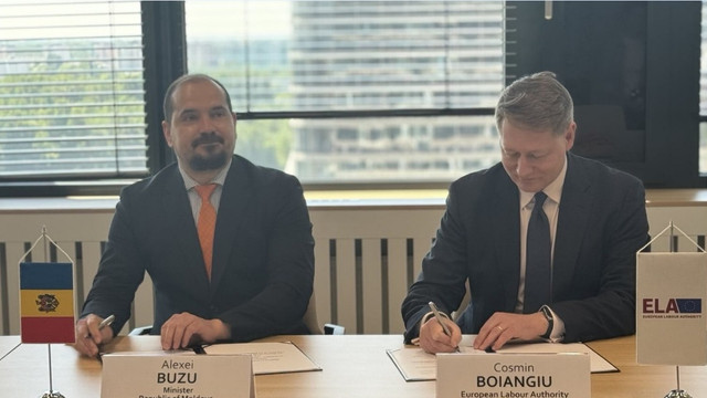 Republica Moldova, prima țară non-UE care semnează un Aranjament de Cooperare cu Autoritatea Europeană pentru Muncă Republica Moldova, prima țară non-UE care semnează un Aranjament de Cooperare cu Autoritatea Europeană pentru Muncă