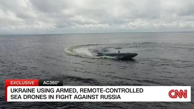 Ucraina susține că a distrus pentru prima dată un avion de luptă rusesc folosind o dronă maritimă
Ucraina susține că a distrus pentru prima dată un avion de luptă rusesc folosind o dronă maritimă