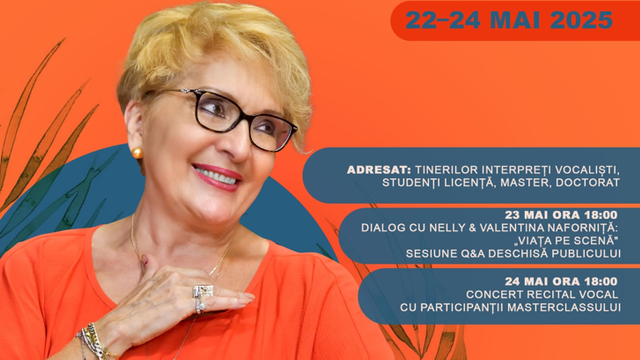 Masterclass de artă vocală cu soprano Nelly Miricioiu. Radio Chișinău este partener media al evenimentului organizat de Institutul Cultural Român „Mihai Eminescu” la Chișinău Masterclass de artă vocală cu soprano Nelly Miricioiu. Radio Chișinău este partener media al evenimentului organizat de Institutul Cultural Român „Mihai Eminescu” la Chișinău