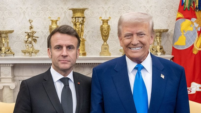 Emmanuel Macron anunță că a vorbit „de câteva ori” în cursul nopții cu Donald Trump. Șeful Casei Albe a cerut din nou o încetare a focului de 30 de zile între Rusia și Ucraina și a amenințat cu sancțiuni suplimentare Emmanuel Macron anunță că a vorbit „de câteva ori” în cursul nopții cu Donald Trump. Șeful Casei Albe a cerut din nou o încetare a focului de 30 de zile între Rusia și Ucraina și a amenințat cu sancțiuni suplimentare