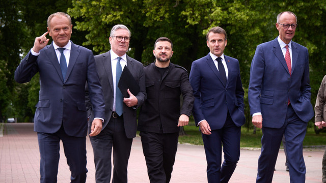 Declarație comună a liderilor Franței, Germaniei, Poloniei, Regatului Unit și Ucrainei în urma întâlnirii de la Kiev 