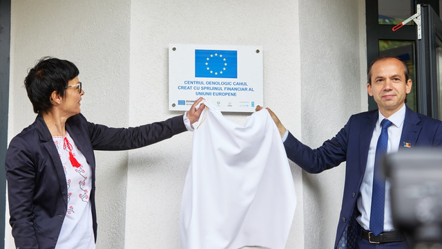 Cu sprijinul UE, la Cahul a fost deschis un Centru Oenologic modern (FOTO) Cu sprijinul UE, la Cahul a fost deschis un Centru Oenologic modern (FOTO)
