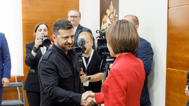 Maia Sandu s-a întâlnit cu Volodimir Zelenski la summitul CPE din Albania: Au reafirmat viitorul R. Moldovei și Ucrainei angajamentul pentru integrarea în UE (VIDEO)