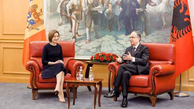 Maia Sandu, la întrevederea cu Președintele albanez Bajram Begaj: „Republica Moldova și Albania sunt unite de aceeași alegere: viitorul în Uniunea Europeană”  Maia Sandu, la întrevederea cu Președintele albanez Bajram Begaj: „Republica Moldova și Albania sunt unite de aceeași alegere: viitorul în Uniunea Europeană”