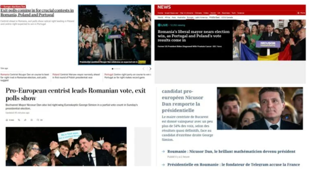 Cum s-au văzut în presa internațională alegerile cruciale din România: ”Primarul pro-european al Bucureștiului a reușit un miracol” Cum s-au văzut în presa internațională alegerile cruciale din România: ”Primarul pro-european al Bucureștiului a reușit un miracol”