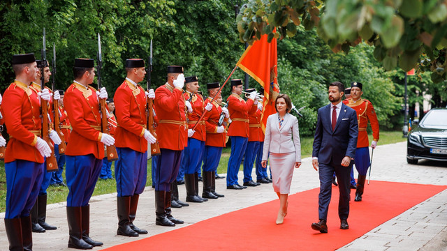 Maia Sandu s-a întâlnit cu președintele Muntenegrului, Jakov Milatović. „R. Moldova și Muntenegru merg pe același drum – drumul spre UE” (FOTO)