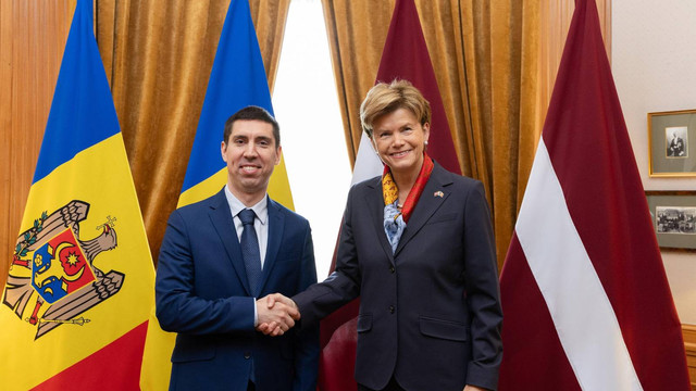 Mihai Popșoi a avut o întrevedere cu ministra afacerilor externe a Letoniei, Baiba Braže. Despre ce au discutat