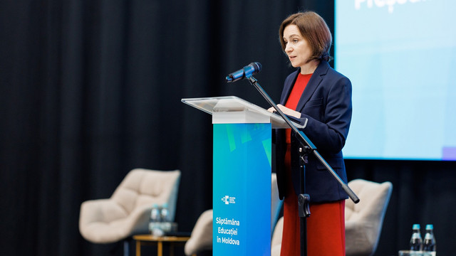 Săptămâna Educației în Republica Moldova | Maia Sandu: Obiectivul autorităților este ca, până în 2030, salariul mediu din educație să fie aliniat cu salariul mediu pe economie (FOTO) Săptămâna Educației în Republica Moldova | Maia Sandu: Obiectivul autorităților este ca, până în 2030, salariul mediu din educație să fie aliniat cu salariul mediu pe economie (FOTO)