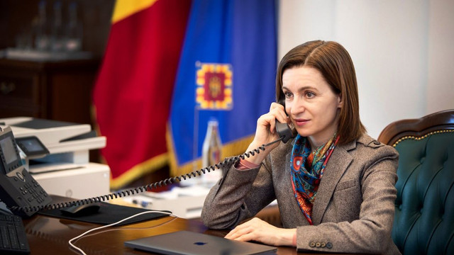 Maia Sandu, discuție la telefon cu Volodimir Zelenski: „Vocea noastră în sprijinul Ucrainei rămâne puternică în toate forurile multilaterale”