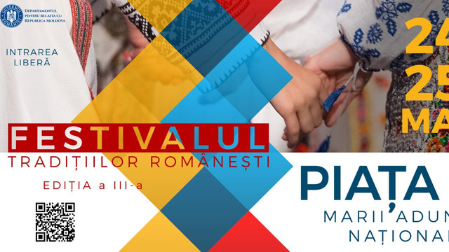 Festivalul Tradițiilor Românești | Ateliere interactive, spectacole artistice cu ansambluri de copii și concerte. Programul evenimentelor Festivalul Tradițiilor Românești | Ateliere interactive, spectacole artistice cu ansambluri de copii și concerte. Programul evenimentelor