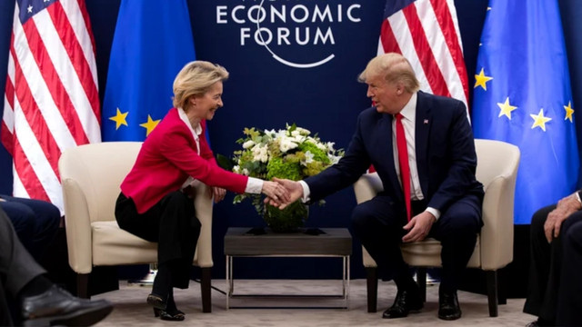 Donald Trump amână până la 9 iulie aplicarea taxelor vamale de 50% pentru UE, după o discuție cu Ursula von der Leyen
Donald Trump amână până la 9 iulie aplicarea taxelor vamale de 50% pentru UE, după o discuție cu Ursula von der Leyen