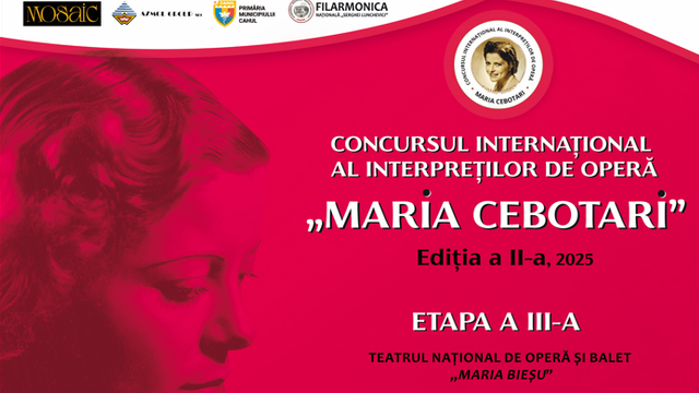 ICR Mihai Eminescu va acorda „Premiul pentru cel mai bun debut” la Concursul Internațional al Interpreților de Operă „Maria Cebotari”, ediția a II-a