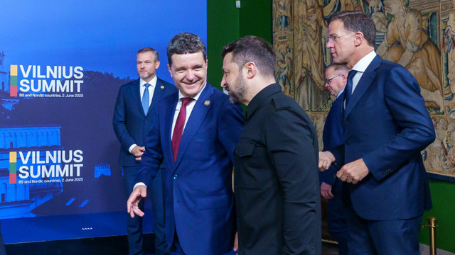 Nicușor Dan, după ce s-a întâlnit cu Zelenski și Rutte la Summitul B9: „O pace durabilă poate fi obținută doar dând dovadă de forță” Nicușor Dan, după ce s-a întâlnit cu Zelenski și Rutte la Summitul B9: „O pace durabilă poate fi obținută doar dând dovadă de forță”