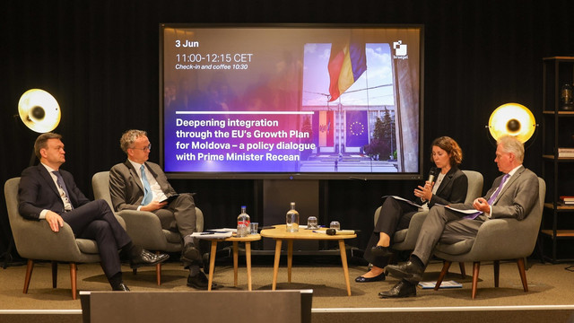 Planul de Creștere pentru R. Moldova, prezentat la Bruxelles. Dorin Recean: „Este o oportunitate reală de a atrage investiții și de a crea condiții europene de viață” Planul de Creștere pentru R. Moldova, prezentat la Bruxelles. Dorin Recean: „Este o oportunitate reală de a atrage investiții și de a crea condiții europene de viață”