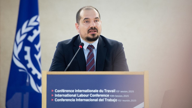 Alexei Buzu reprezintă Republica Moldova la Conferința Internațională a Muncii de la Geneva: „Ne angajăm să susținem munca decentă, valorile europene și un viitor înrădăcinat în justiție socială”