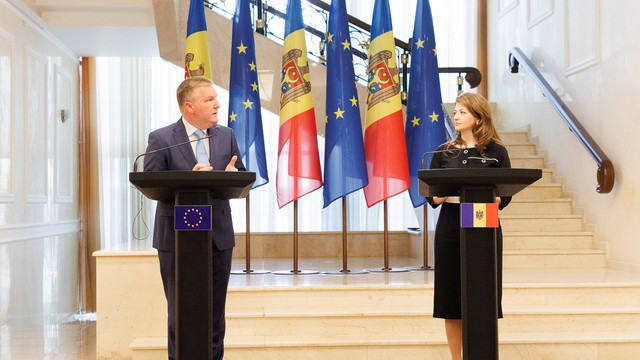 Comisarul european pentru Justiție, în vizită la Chișinău: „UE va continua să ofere sprijin tehnic și financiar pentru reforma justiției din Republica Moldova” (FOTO)