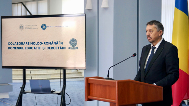 Ministrul român al Educației, Daniel David, la Chișinău: „Vom continua și vom dezvolta proiectele comune pe calea dezvoltării științei” Ministrul român al Educației, Daniel David, la Chișinău: „Vom continua și vom dezvolta proiectele comune pe calea dezvoltării științei”