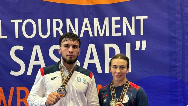 Sportivii Irina Rîngaci și Radu Lefter au obținut două medalii la turneul internațional de lupte din Italia Sportivii Irina Rîngaci și Radu Lefter au obținut două medalii la turneul internațional de lupte din Italia
