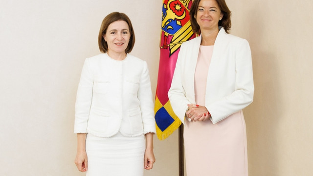Maia Sandu, întâlnire cu ministra Afacerilor Externe a Sloveniei, Tanja Fajon. Sprijinul ferm față de parcursul european al R. Moldova, în discuții (FOTO) Maia Sandu, întâlnire cu ministra Afacerilor Externe a Sloveniei, Tanja Fajon. Sprijinul ferm față de parcursul european al R. Moldova, în discuții (FOTO)
