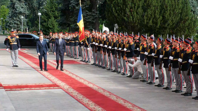 LIVE | Ceremonia de întâmpinare a prim-ministrului Greciei, Kyriakos Mitsotakis, de către prim-ministrul Republicii Moldova, Dorin Recean