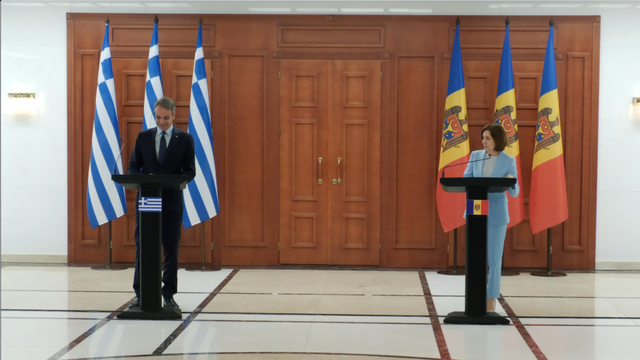 LIVE | Conferință de presă susținută de Președinta Republicii Moldova, Maia Sandu, și Prim-ministrul Greciei, Kyriakos Mitsotakis LIVE | Conferință de presă susținută de Președinta Republicii Moldova, Maia Sandu, și Prim-ministrul Greciei, Kyriakos Mitsotakis