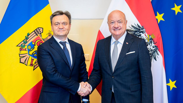 Dorin Recean, întrevedere cu omologul austriac Christian Stocker. Angajamentul Austriei de a sprijini R. Moldova în procesul de aderare la UE, pe agenda discuțiilor Dorin Recean, întrevedere cu omologul austriac Christian Stocker. Angajamentul Austriei de a sprijini R. Moldova în procesul de aderare la UE, pe agenda discuțiilor