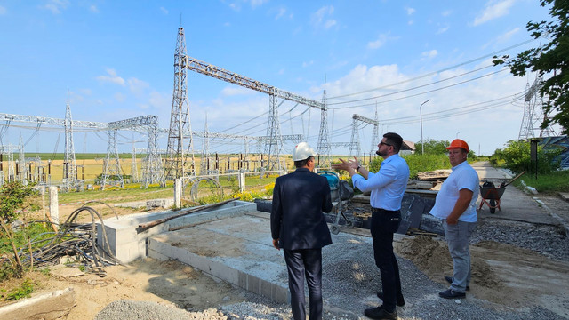 FOTO | Au început lucrările de construcție la Stația electrică Vulcănești  FOTO | Au început lucrările de construcție la Stația electrică Vulcănești