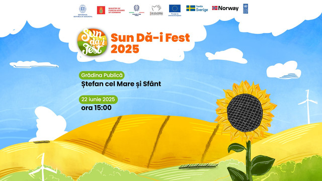 Sun Dă-i Fest | Festivalul de energie regenerabilă începe astăzi în centrul Chișinăului Sun Dă-i Fest | Festivalul de energie regenerabilă începe astăzi în centrul Chișinăului