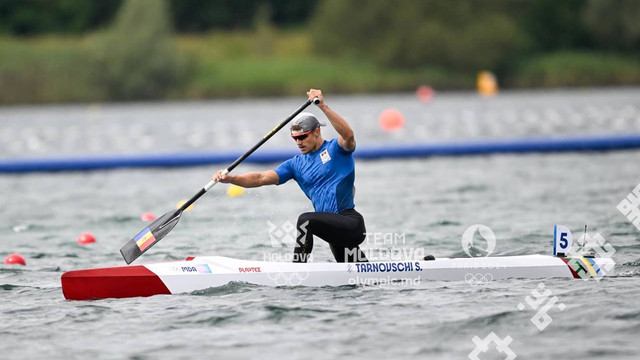 Aur pentru Serghei Tarnovschi la Campionatul European de Kaiac-canoe în proba de 5000 de metri 