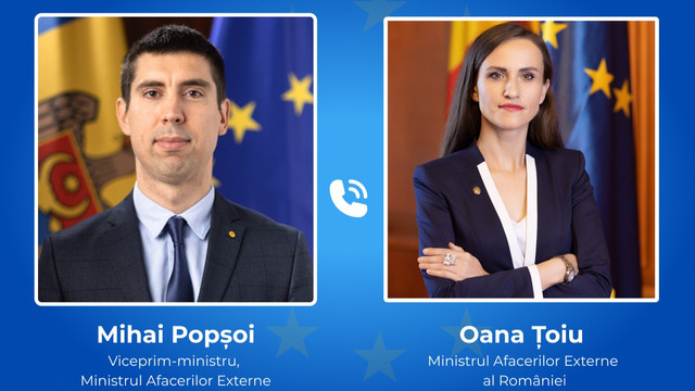 Mihai Popșoi, discuție la telefon cu noua ministră de Externe a României, Oana Țoiu: „Am convenit să aprofundăm parteneriatul strategic” Mihai Popșoi, discuție la telefon cu noua ministră de Externe a României, Oana Țoiu: „Am convenit să aprofundăm parteneriatul strategic”