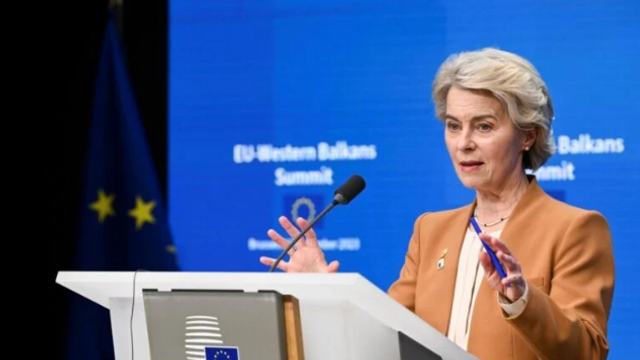Ursula von der Leyen, la un forum în contextul summitului NATO: Europa apărării s-a trezit în sfârșit în urma războiului declanșat de Rusia împotriva Ucrainei Ursula von der Leyen, la un forum în contextul summitului NATO: Europa apărării s-a trezit în sfârșit în urma războiului declanșat de Rusia împotriva Ucrainei