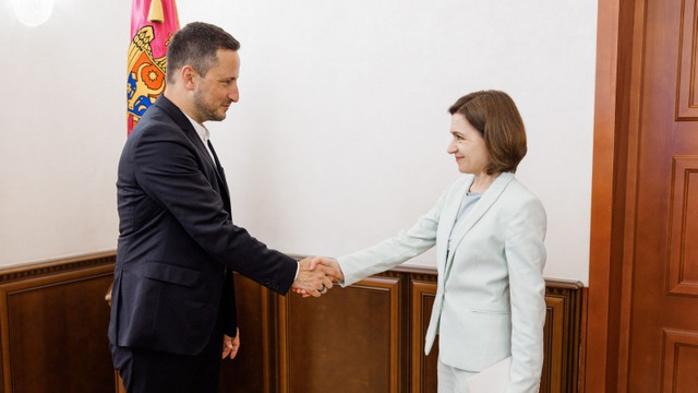 Maia Sandu a vorbit cu vicepreședintele Parlamentului European, Nicolae Ștefănuță despre parcursul european al R. Moldova și securitatea regională Maia Sandu a vorbit cu vicepreședintele Parlamentului European, Nicolae Ștefănuță despre parcursul european al R. Moldova și securitatea regională