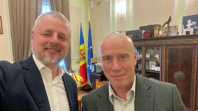 Ministrul Culturii al României, în prima vizită la Chișinău. Sergiu Prodan: „Frăția dintre cele două maluri ale Prutului se întărește prin cultură”  Ministrul Culturii al României, în prima vizită la Chișinău. Sergiu Prodan: „Frăția dintre cele două maluri ale Prutului se întărește prin cultură”