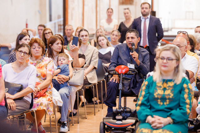 FOTO | Președinta Maia Sandu s-a întâlnit cu cetățeni ai Republicii Moldova stabiliți în Treviso și Veneția
