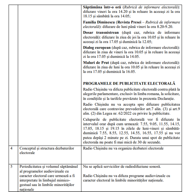 Declarația privind politica editorială pentru reflectarea alegerilor parlamentare din 28 septembrie 2025  Declarația privind politica editorială pentru reflectarea alegerilor parlamentare din 28 septembrie 2025