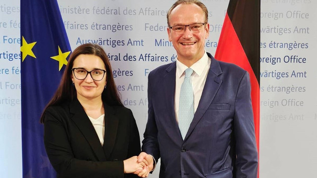 Cristina Gherasimov a avut o întrevedere la Berlin cu Ministrul de Stat pentru Afaceri Europene al Germaniei 