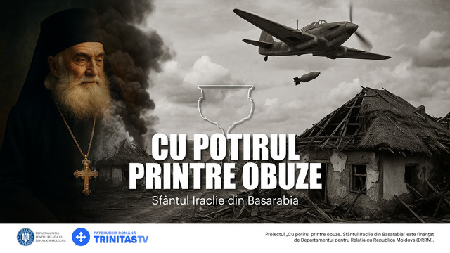 „Cu potirul printre obuze. Sfântul Iraclie din Basarabia”. Proiect de film documentar în Republica Moldova, finanțat de DRRM „Cu potirul printre obuze. Sfântul Iraclie din Basarabia”. Proiect de film documentar în Republica Moldova, finanțat de DRRM